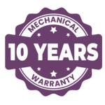 10 year mechanical warranty stamp